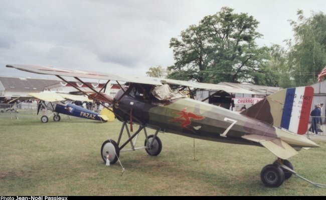 Vue d'un Morane-Saulnier MS. 29C.1 (photo : JN Passieux, meeting de la Fert&eacute;-Alais 2001)