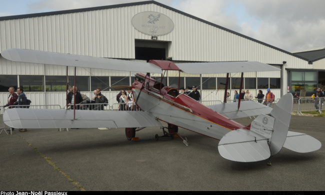 Vue d'un Morane-Saulnier 60 Moth (photo : JN Passieux, meeting de la Fert&eacute;-Alais 2025)