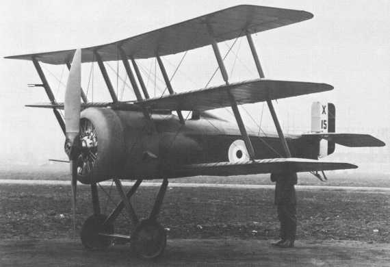 Vue du triplan Osprey (photo : Encyclop&eacute;die illustr&eacute;e de l'Aviation dans le monde - David Mondey)