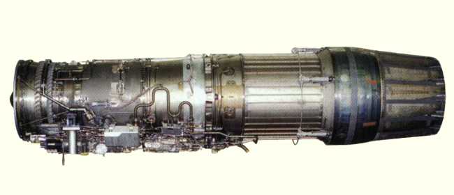 Vue d'un r&eacute;acteur Pratt & Whitney F100