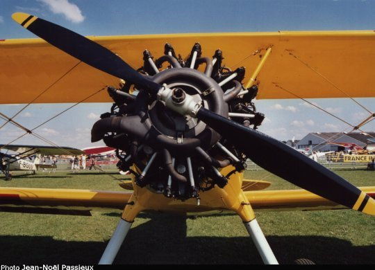 Vue d'un moteur Pratt & Whitney R-985 (photo : JN Passieux, meeting de la Fert&eacute;-Alais 2003)