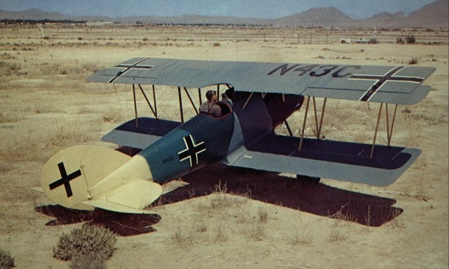 Vue d'un Pfalz D.XII (photo : Howard Levy/Le monde fascinant des avions David Mondey)
