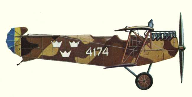 Vue d'un biplan de reconnaissance Ph&ouml;nix C.I (origine : Bombers 1914-1919 - Kenneth Munson)