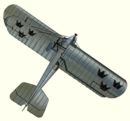 Plan d'un chasseur Ph&ouml;nix D.III (origine : Fighters 1914-1919 - Kenneth Munson)