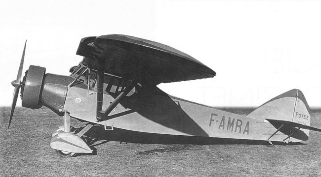 Vue d'un Potez 58 (photo : Pierre Gaillard/L&eacute;gendaires Avions du Monde F. Besse et J. Molveau)