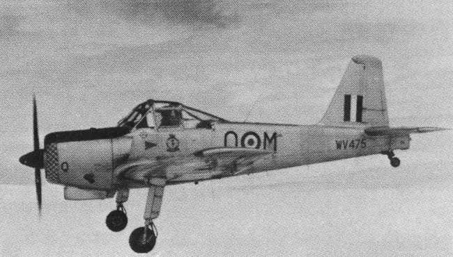 Vue d'un Hunting Percival Provost T.1 (photo : Encyclop&eacute;die illustr&eacute;e de l'Aviation dans le monde - David Mondey)