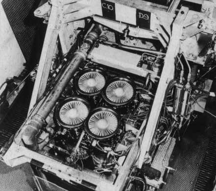 Vue des r&eacute;acteurs Rolls-Royce RB.108 (photo : Rolls-Royce)