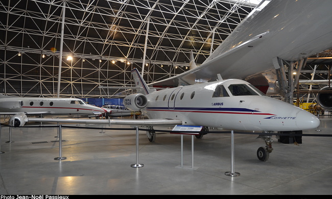 Vue d'un A&eacute;rospatiale SN-601 (photo : JN Passieux - Aeroscopia Toulouse)