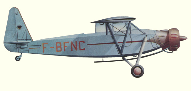 Vue d'un Salmson D-7 (origine : Gallica - Aviation magazine, d&eacute;cembre 1978)