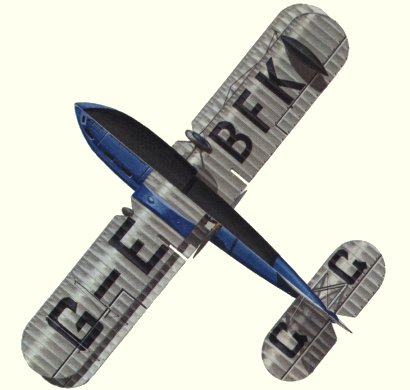Plan d'un Sea Eagle (origine : Flying Boats and Seaplanes since 1910 - Kenneth Munson)