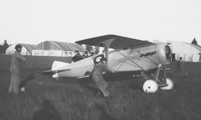 Vue d'un Spad XXbis (photo : Gallica - Agence Rol)