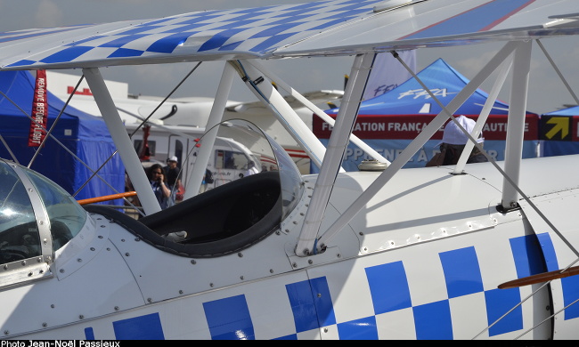 Vue d'un Stolp SA-300 Starduster Too (photo : JN Passieux, Salon du Bourget 2015)