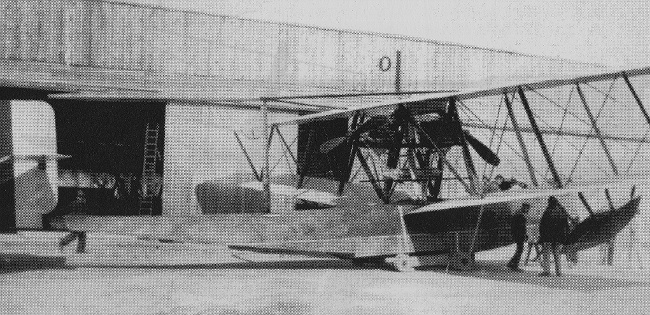 Vue d'un hydravion Tellier BM 400 ch (origine : L'aviation maritime fran&ccedil;aise pendant la Grande Guerre - ARDHAN - Vinit-Durand)