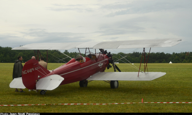 Vue d'un Travel Air 4000 (photo : JN Passieux, meeting de la Fert&eacute;-Alais 2022)