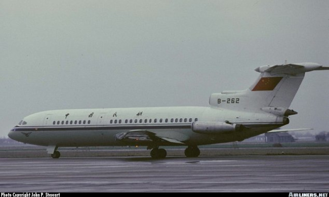 Vue d'un Trident 2E-107 (photo : John P. Stewart)