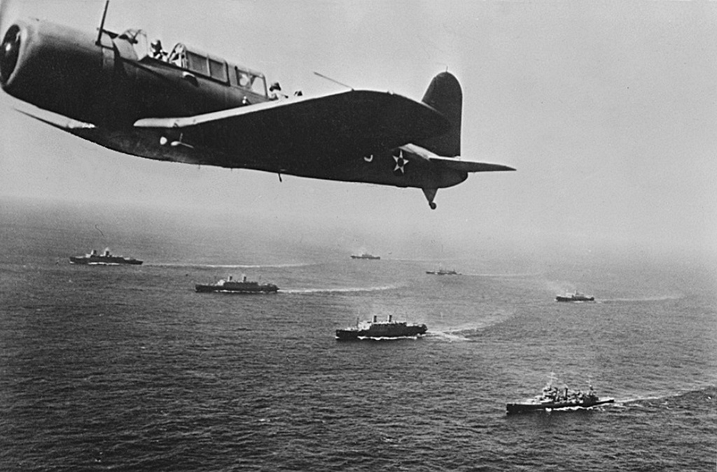 Vue d'un SB2U Vindicator