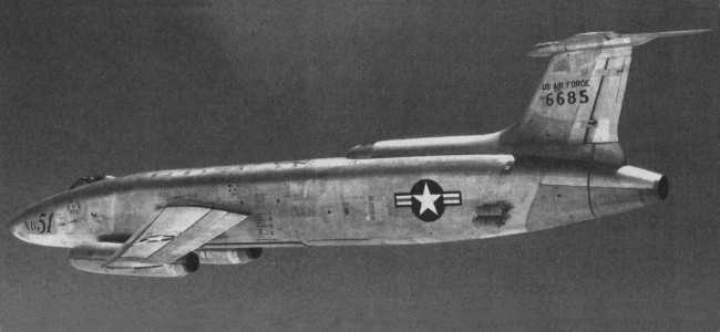 Vue du XB-51 (photo : Le Fana de l'Aviation - AFFTC)